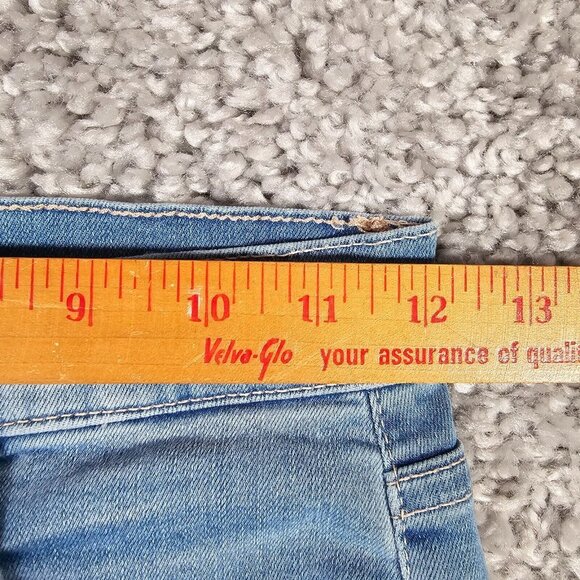 Frame Jeans Womens 25  Blue Le High Skinny Raw Hem Stretch Denim New - Picture 11 of 15